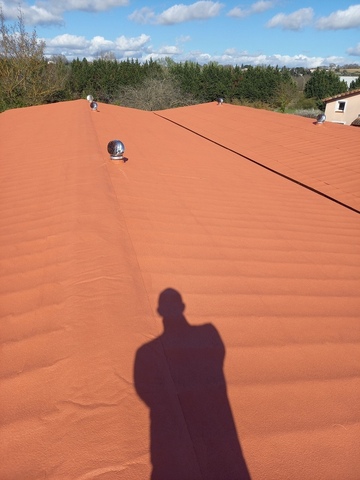 Réalisation d'une peinture de toiture à St Orens